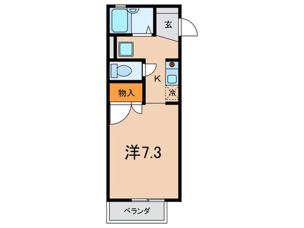 サンハイツ六甲の物件間取画像